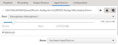 PulseAudio volume control
