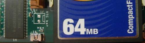 64 MB should be enough for anybody CompactFlash-Karte